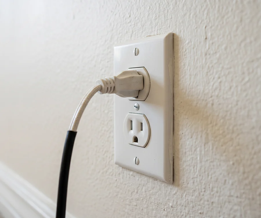 Electrician Installing Double Electrical Outlet In Southwest Florida