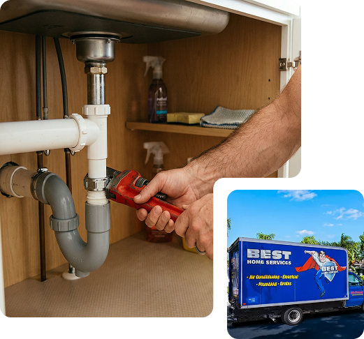 Under Sink Plumbing Repair Near Southwest, Florida