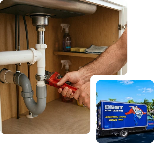 Under Sink Plumbing Repair Near Southwest, Florida