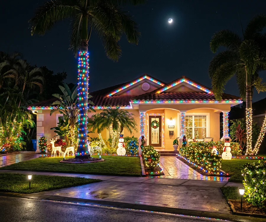 Electrician Installing Double Electrical Outlet In Southwest Florida