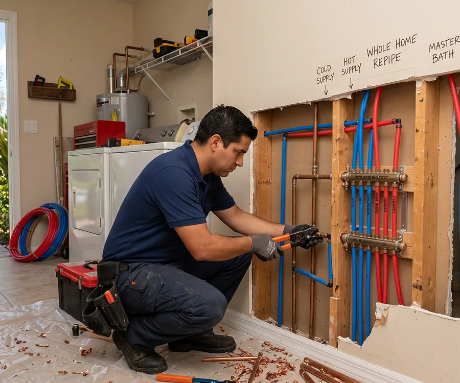 Whole-Home Repiping Proposal Near Southwest Florida